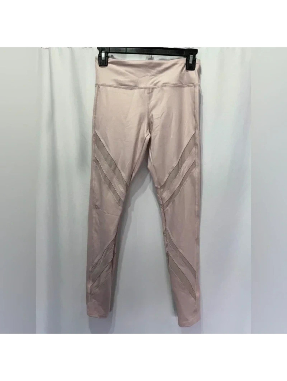 Pink XS forever 21 Leggings with Mesh Accents